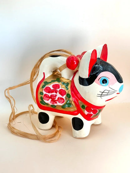 FT187 - LARGE Nagoya Inu Hariko folk craft 犬張子