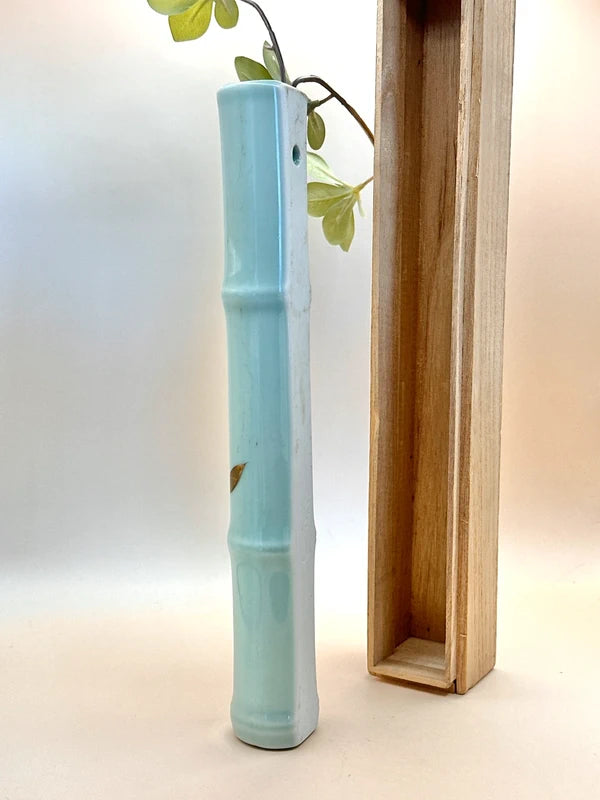 TB21 - Arita-yaki bamboo flower vase 有田燒