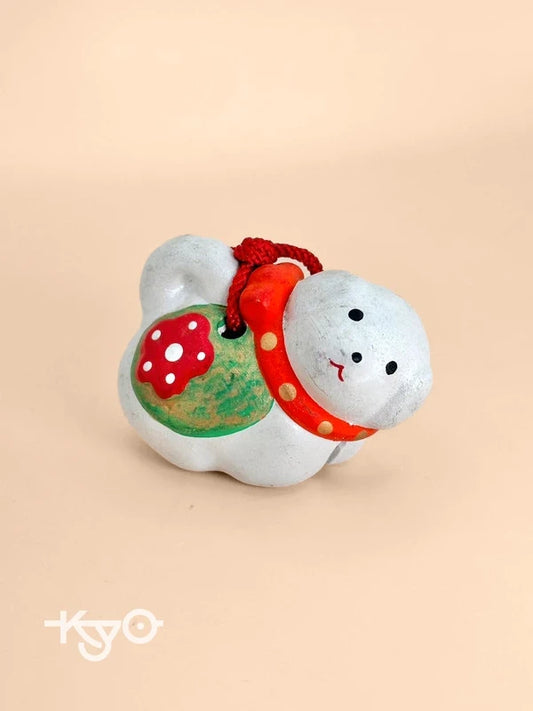 CB062 - Guardian Puppy of Yoshidaji Dog Clay Bell