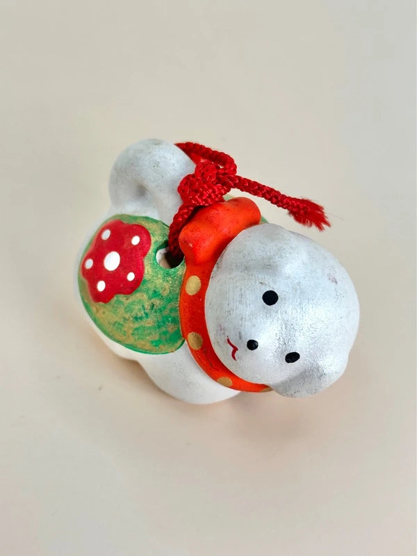 CB062 - Guardian Puppy of Yoshidaji Dog Clay Bell