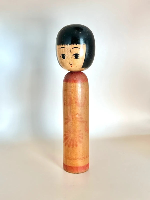 K25047 - Traditional Naruko kokeshi by Mamoru Izu 伊豆護