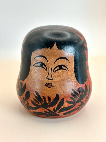 K10128 - Traditional Hijiori Kokeshi by Juunosuke Sato 佐藤重之助
