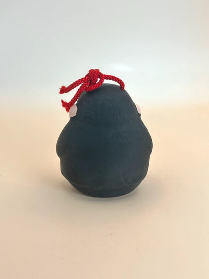 CB068 - Saigō Takamori Drei Clay Bell Kagoshima 西郷隆盛