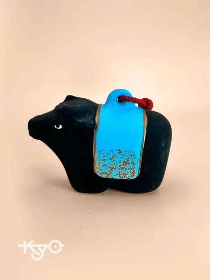 CB069 - Clay bell ornament Dorei Cow