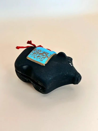 CB069 - Clay bell ornament Dorei Cow