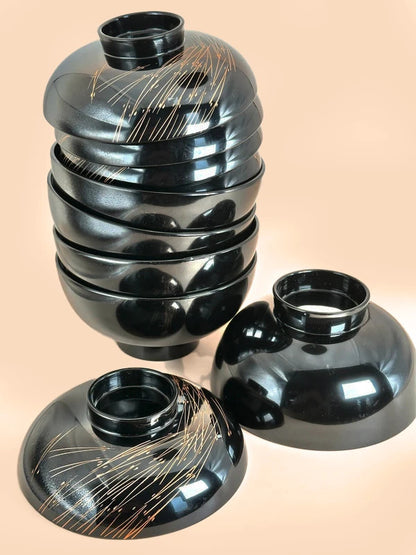TB26 - Japanese Lacquerware Bowl Set