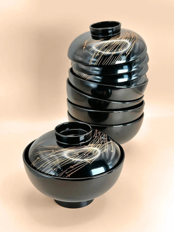 TB26 - Japanese Lacquerware Bowl Set