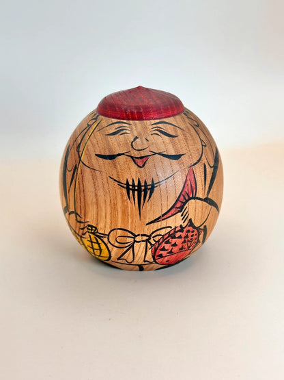 K10131 - Sōsaku Kokeshi Ebisu by Shinkichi Matsutani 松谷伸吉