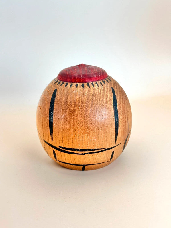 K10131 - Sōsaku Kokeshi Ebisu by Shinkichi Matsutani 松谷伸吉