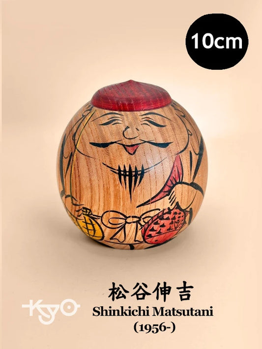 K10131 - Sōsaku Kokeshi Ebisu by Shinkichi Matsutani 松谷伸吉