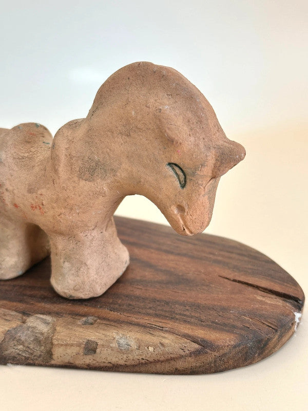 FT202 - Japan Sakai Minato-yaki - Haniwa Horse Figurine