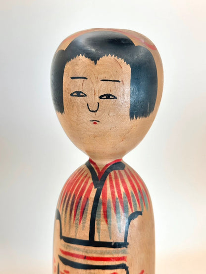 K25053 - Traditional Kijiyama Kokeshi by Kyutaro Ogura 小椋久太郎