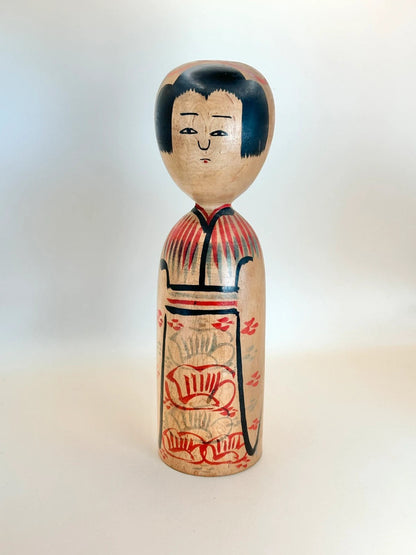 K25053 - Traditional Kijiyama Kokeshi by Kyutaro Ogura 小椋久太郎