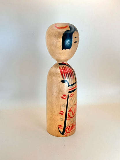 K25053 - Traditional Kijiyama Kokeshi by Kyutaro Ogura 小椋久太郎