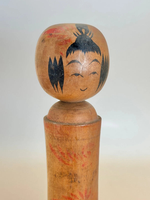 K15070 - Traditional Naruko kokeshi by Masanori Kishi 岸正規