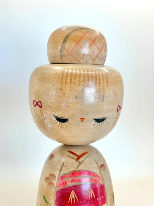 K20081 - Sosaku kokeshi by Hajime Miyashita 宮下はじめ