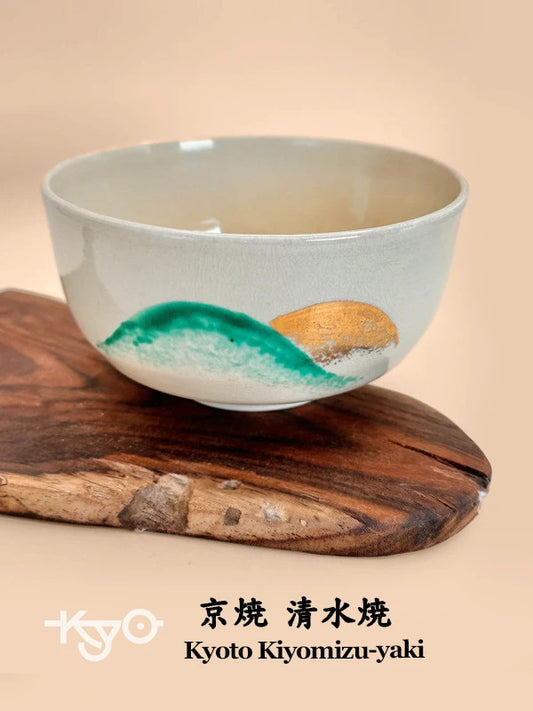 TB30 - Kyoto Kiyomizu-yaki Matcha Bowl Chawan 京焼
