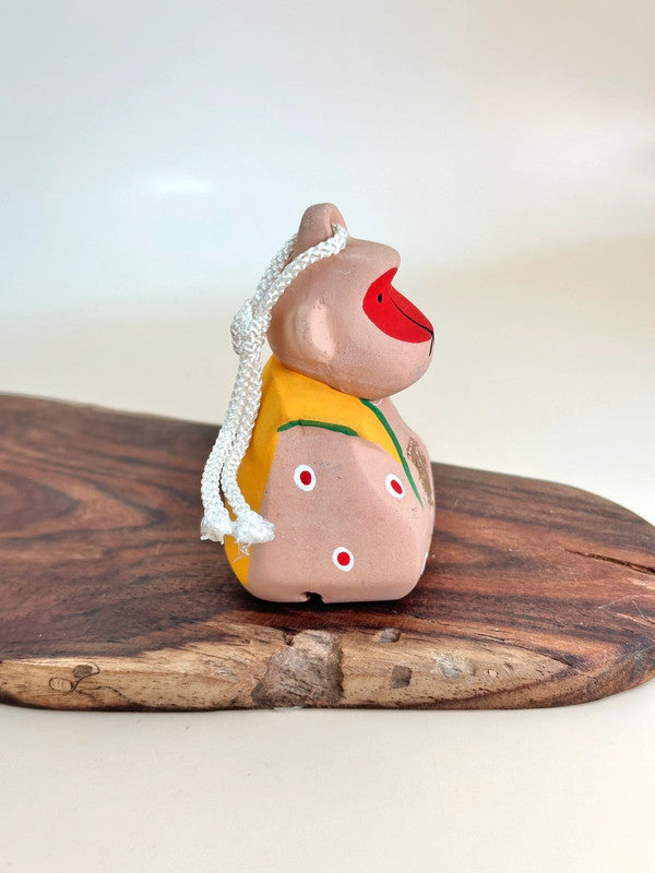 CB076 - Sacred Monkey Clay Bell Taga Taisha 多賀大社