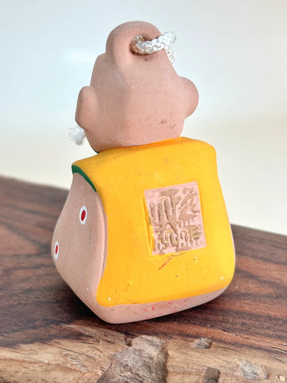 CB076 - Sacred Monkey Clay Bell Taga Taisha 多賀大社