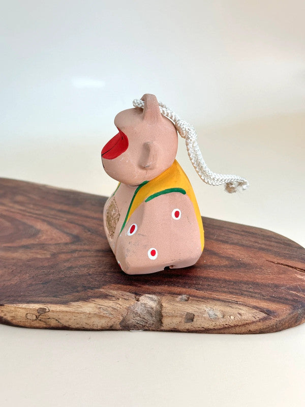 CB076 - Sacred Monkey Clay Bell Taga Taisha 多賀大社
