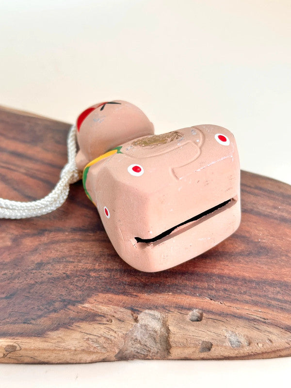 CB076 - Sacred Monkey Clay Bell Taga Taisha 多賀大社