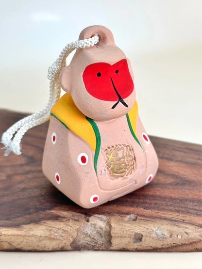 CB076 - Sacred Monkey Clay Bell Taga Taisha 多賀大社
