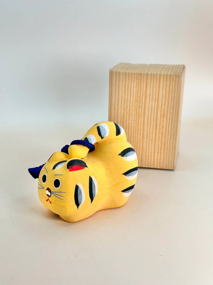 CB078 - Vintage Tiger Doreil Clay Bell 招福寅土鈴