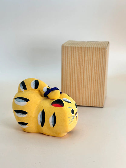 CB078 - Vintage Tiger Doreil Clay Bell 招福寅土鈴