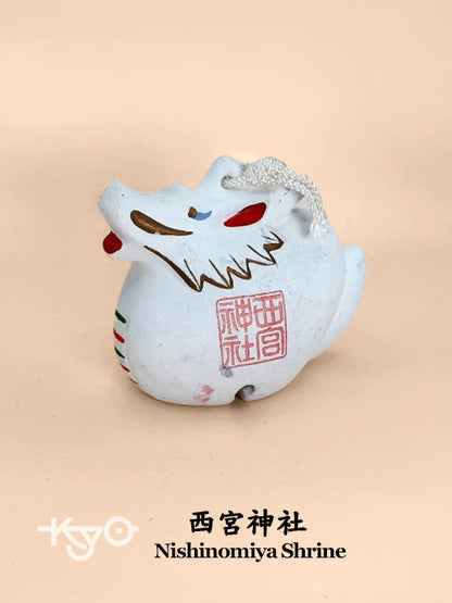 CB079 - Dragon Clay Bell Dorei – Nishinomiya Shrine 西宮神社