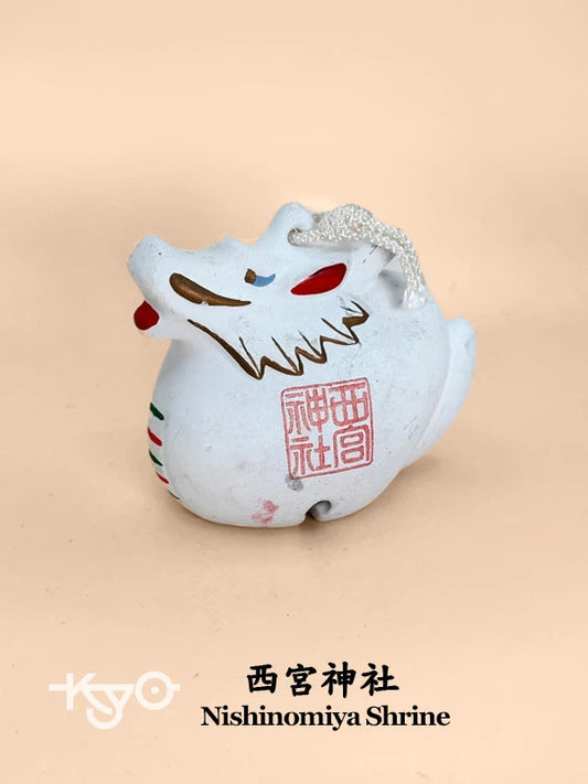 CB079 - Dragon Clay Bell Dorei – Nishinomiya Shrine 西宮神社