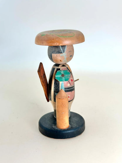 K10138 - Omiyage Kokeshi Shimizu Jirocho 清水次郎長