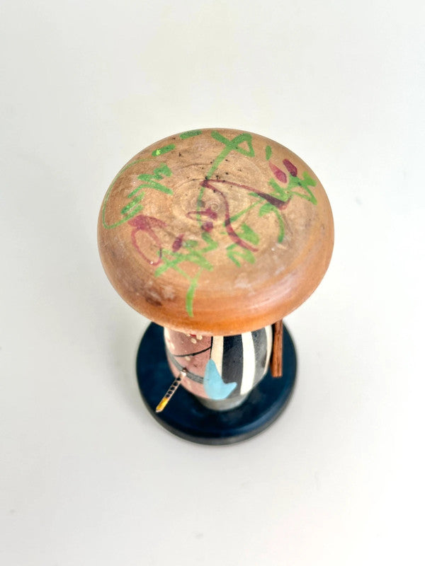 K10138 - Omiyage Kokeshi Shimizu Jirocho 清水次郎長