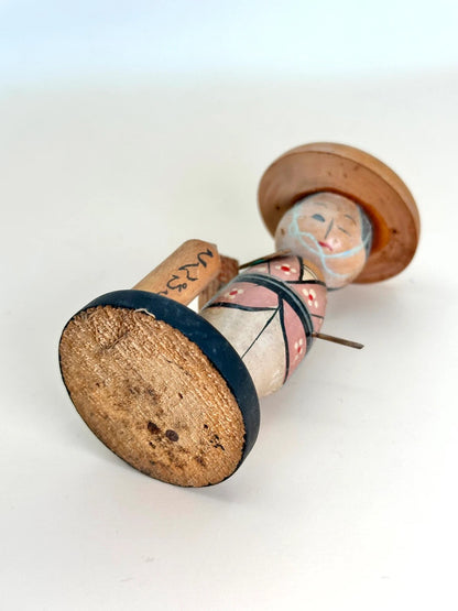 K10138 - Omiyage Kokeshi Shimizu Jirocho 清水次郎長