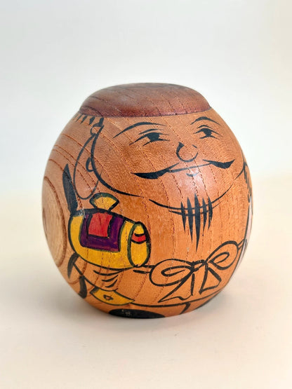 K10152 - Sōsaku Kokeshi Daikokuten by Shinkichi Matsutani 松谷伸吉