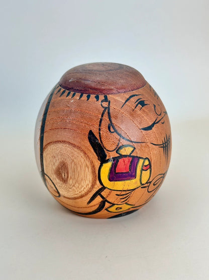K10152 - Sōsaku Kokeshi Daikokuten by Shinkichi Matsutani 松谷伸吉
