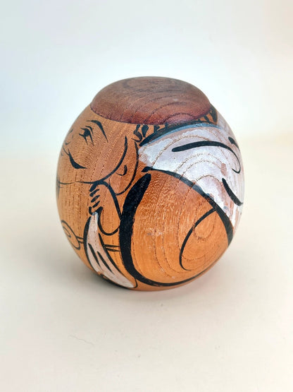 K10152 - Sōsaku Kokeshi Daikokuten by Shinkichi Matsutani 松谷伸吉