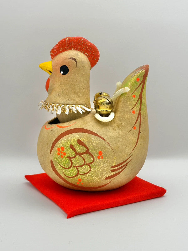 FT31 - Folk toy paper mache chicken
