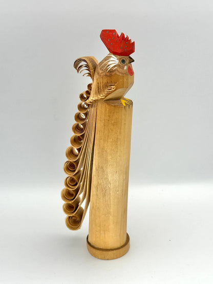 FT12 - vintage folk toy chicken Sasano Ittobori