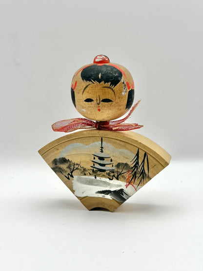 Poupée kokeshi japonaise vintage