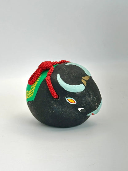 CB017 - Clay bell ornament Dorei Cow