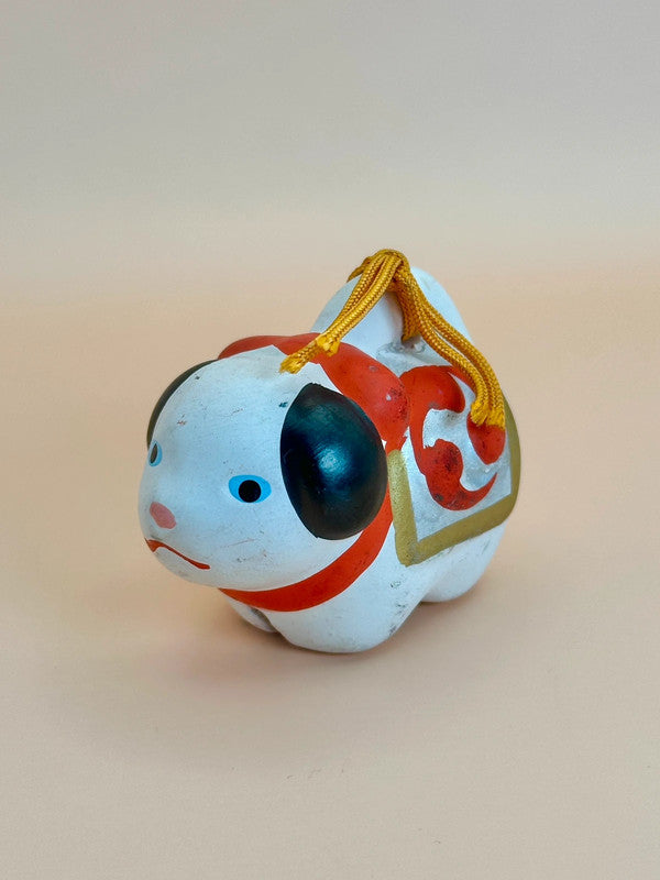 CB022 - Clay bell ornament Dorei Gion Mamori Inu 祇園守犬