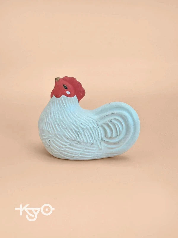 CB015 - Clay Bell Ornament Dorei Rooster