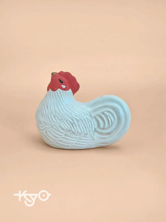 CB015 - Clay Bell Ornament Dorei Rooster