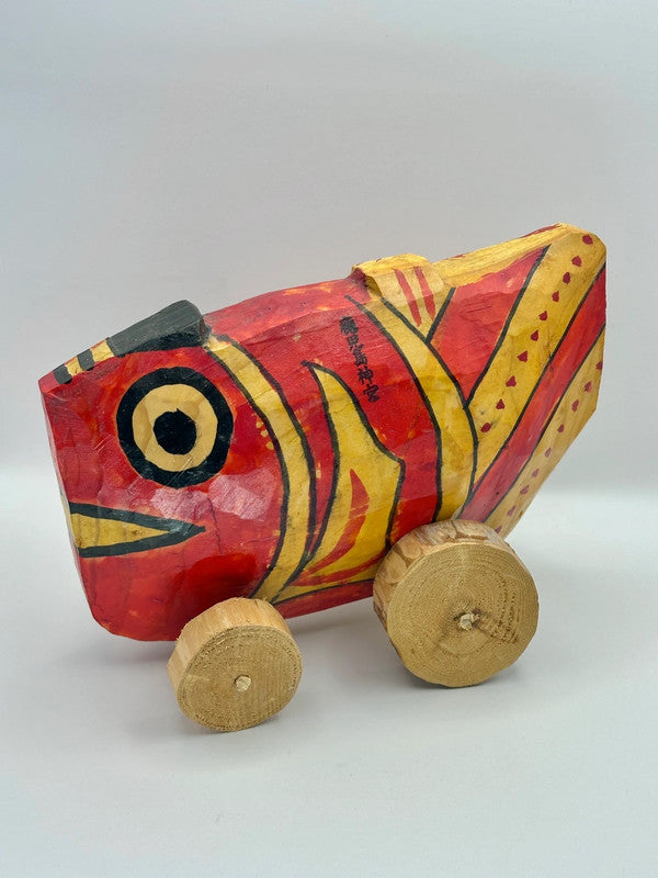 FT43 - Large size 'Tai Guruma' Wooden Car by Kagoshima Shrine