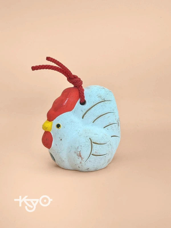 CB017 - Clay Bell Ornament Dorei  Rooster
