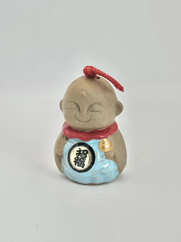 CB023 - Clay bell ornament Dorei Jizō Bodhisattva 地蔵
