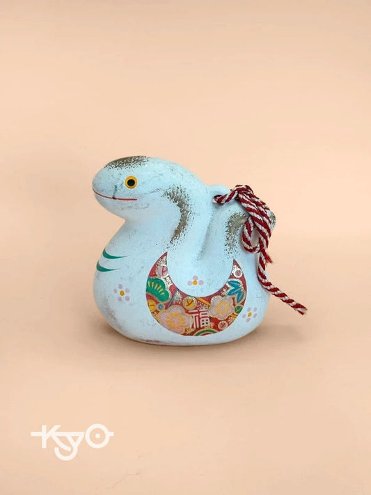 CB017 - Clay bell ornament Dorei Snake