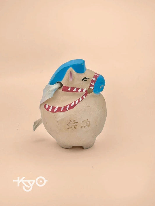 CB002 - Clay bell ornament Dorei Horse Miyazaki Jingu