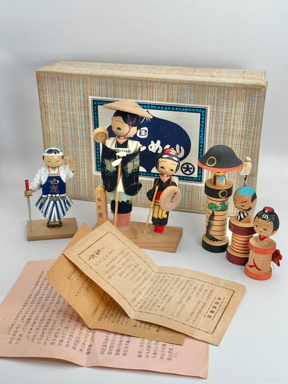 FT44 - Omiyage vintage Japanese kokeshi doll