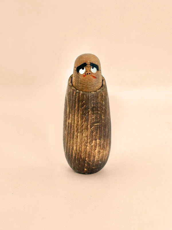 Daruma kokeshi vintage Nasu
